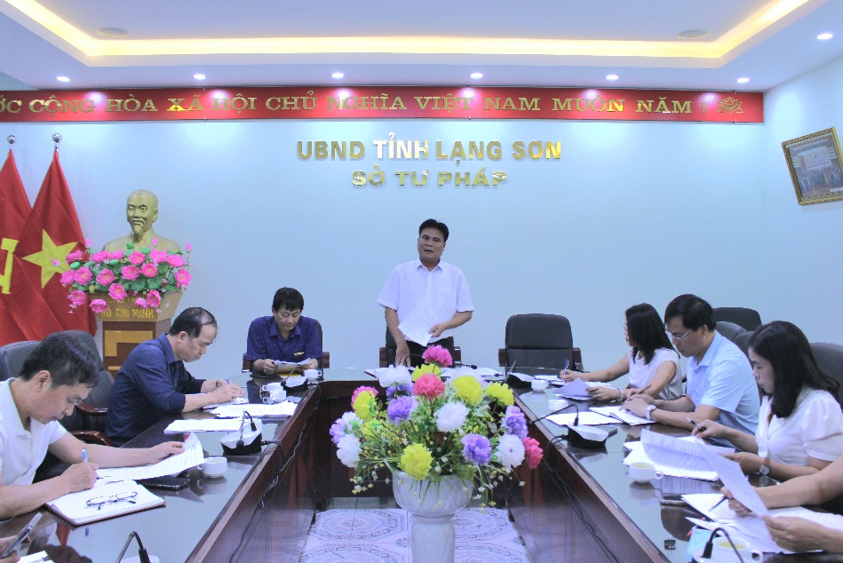 Lạng Sơn: Họp Ban Tổ chức Hội thi Hòa giải viên giỏi lần thứ IV