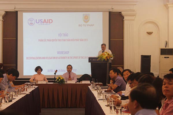 Cần phải đề cao nguyên tắc phân cấp, phân quyền