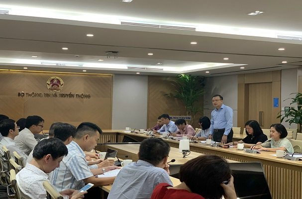 Đoàn Kiểm tra, làm việc liên ngành của Bộ Tư pháp tại Bộ Thông tin và Truyền thông