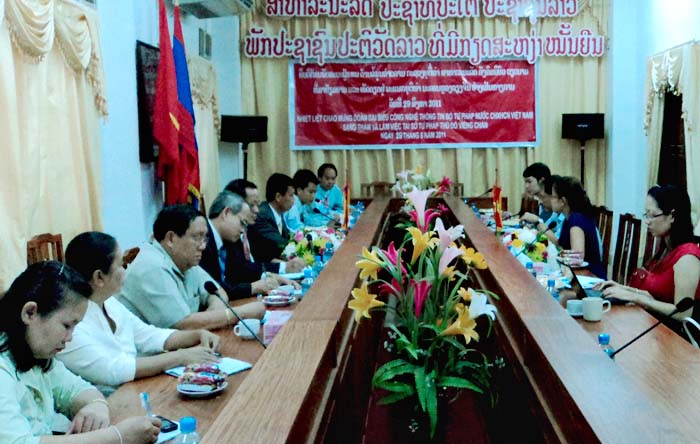 Delegation of the Justice Ministry to carry out an information technology survey in the Lao People's Democratic Republic
