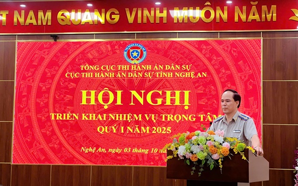 Cục Thi hành án Nghệ An thực hiện có hiệu quả Chỉ thị số 04 của Ban Bí thư