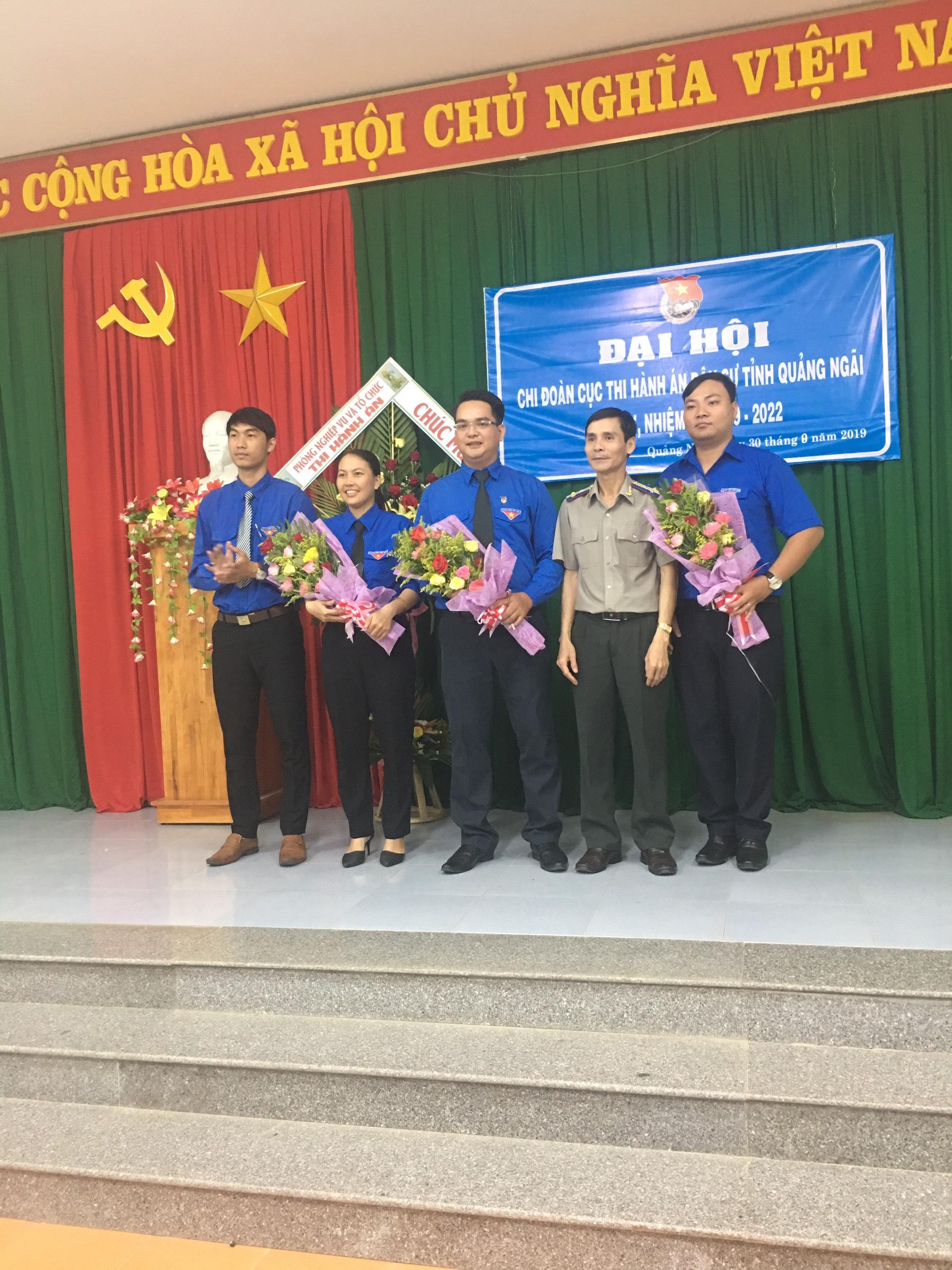 CHI ĐOÀN CỤC THADS TỈNH QUẢNG NGÃI TỔ CHỨC  ĐẠI HỘI KHÓA V, NHIỆM KỲ 2019-2022