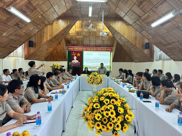 44 Chi cục trưởng đến tìm hiểu thực tế tại Cục Thi hành án dân sự tỉnh Lâm Đồng