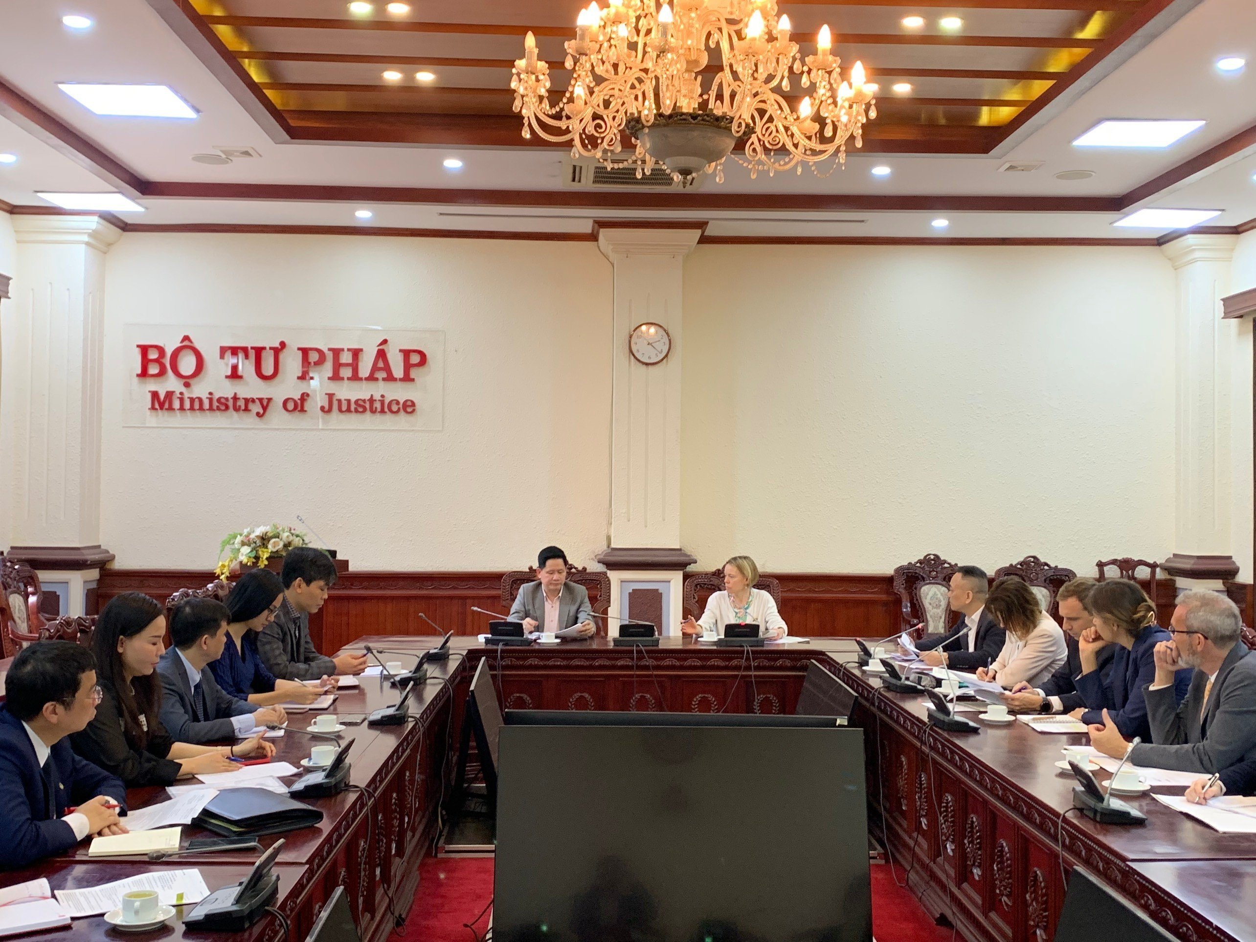 Đoàn công tác của Bộ Tư pháp CHLB Đức sang thăm và làm việc tại Việt Nam