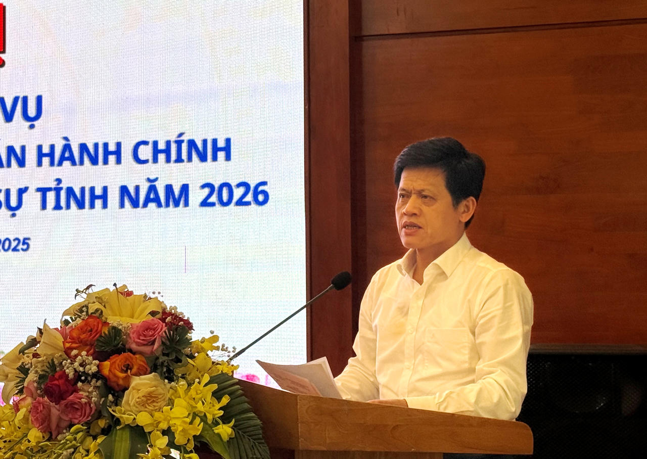 Ủy viên Ban Thường vụ Tỉnh ủy, Phó Chủ tịch UBND tỉnh Quảng Trị Lê Văn Bảo kỳ vọng ngành THADS tỉnh nhà sẽ có một năm công tác đạt kết quả cao.