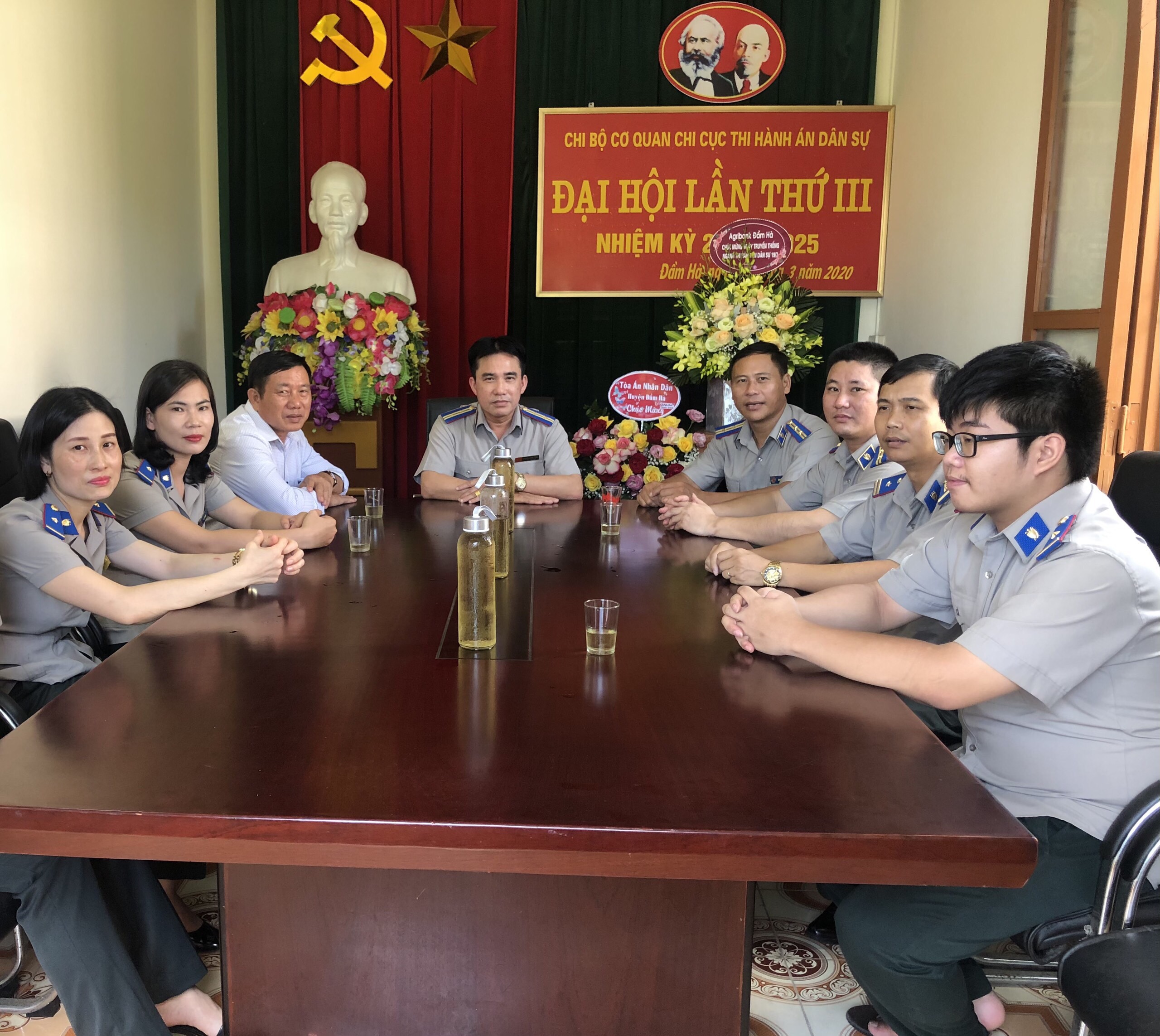 CHI CỤC THADS ĐẦM HÀ - TỌA ĐÀM KỶ NIỆM 75 NĂM NGÀY TRUYỀN THỐNG THI HÀNH ÁN DÂN SỰ ( 19/7/1946 – 19/7/2021)