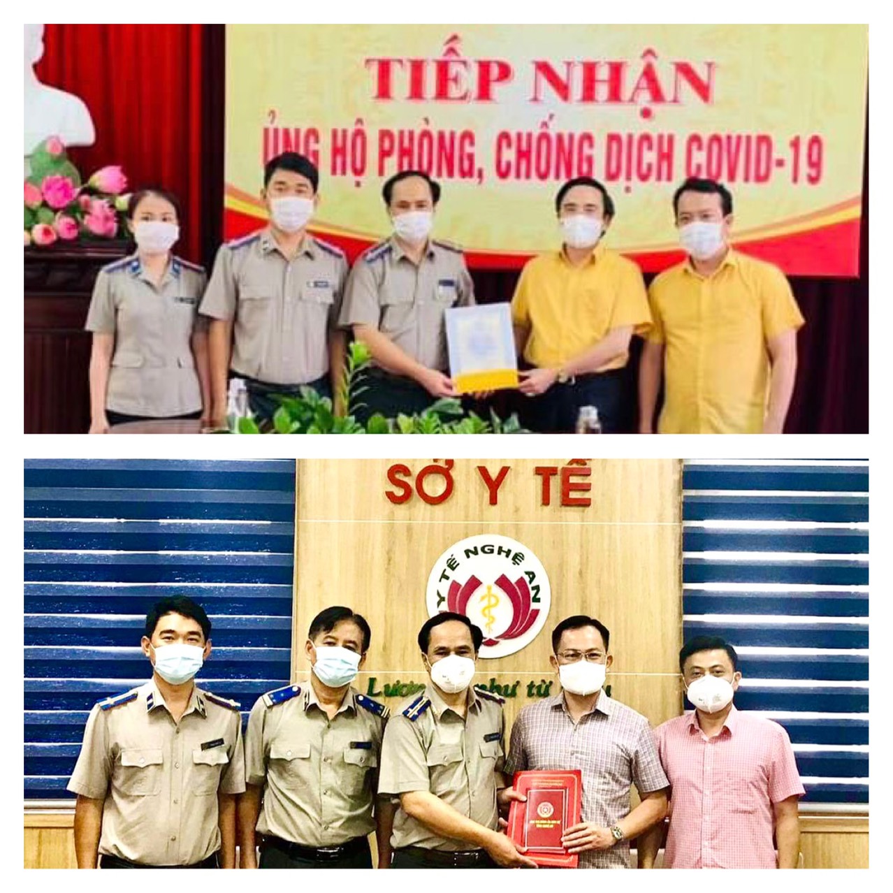 Cán bộ, công chức, người lao động Ngành Thi hành án dân sự tỉnh Nghệ An chung tay ủng hộ công tác chống dịch Covid-19