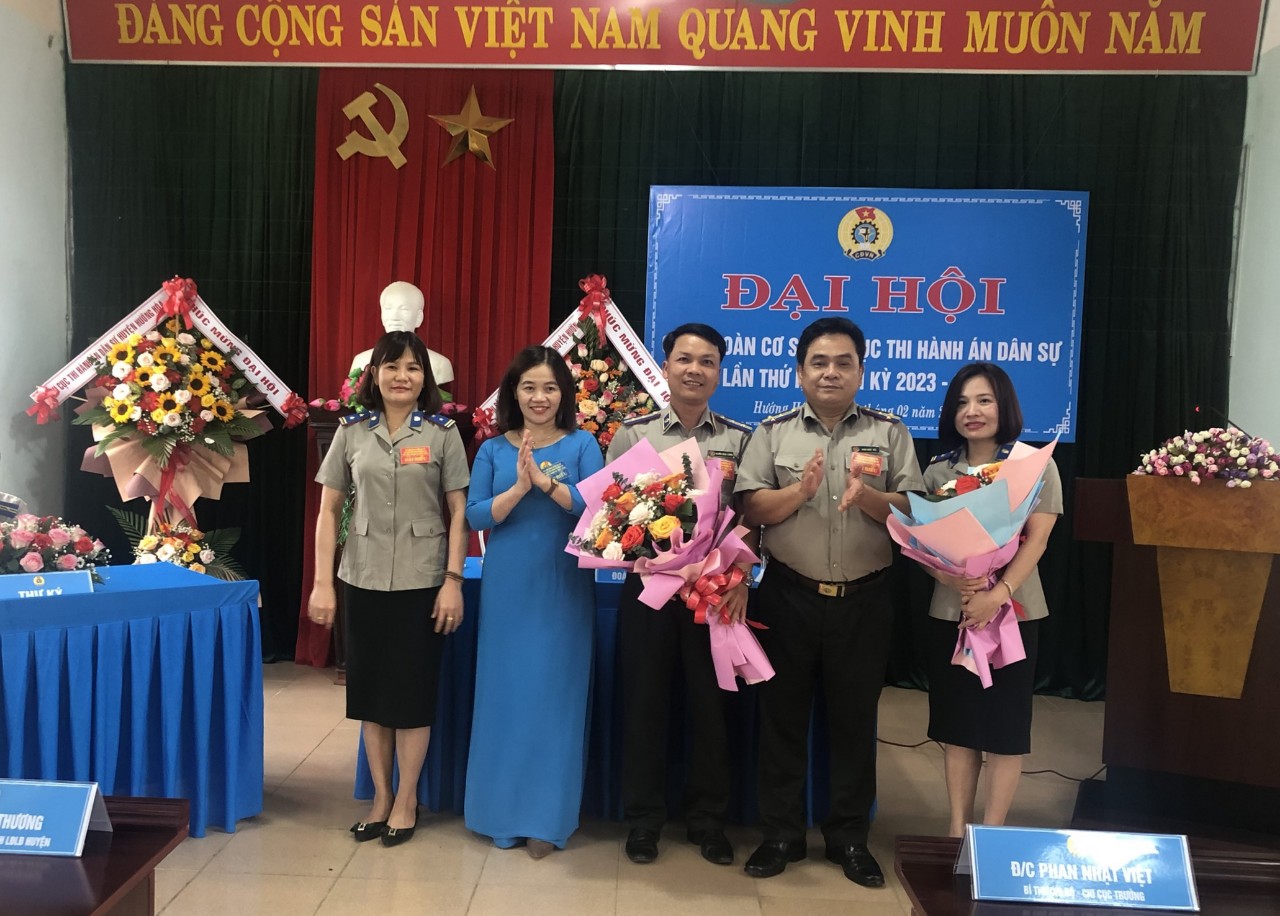 ĐẠI HỘI NHIỆM KỲ 2023 – 2028 CÔNG ĐOÀN CƠ SỞ CHI CỤC THI HÀNH ÁN DÂN SỰ HUYỆN HƯỚNG HÓA