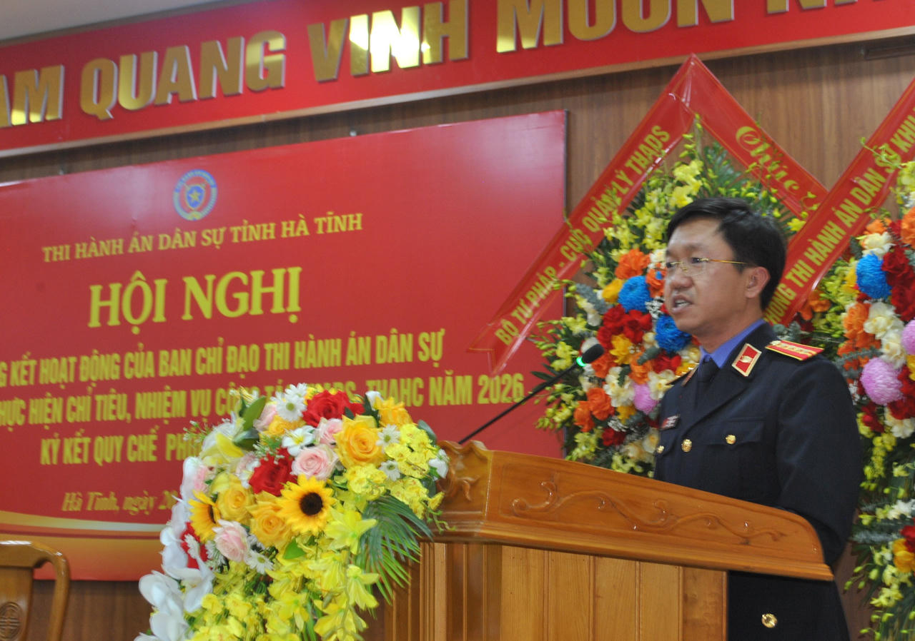 Ban Chỉ đạo THADS Hà Tĩnh: Điểm tựa điều phối, tháo gỡ 'nút thắt' nâng cao hiệu quả thi hành án