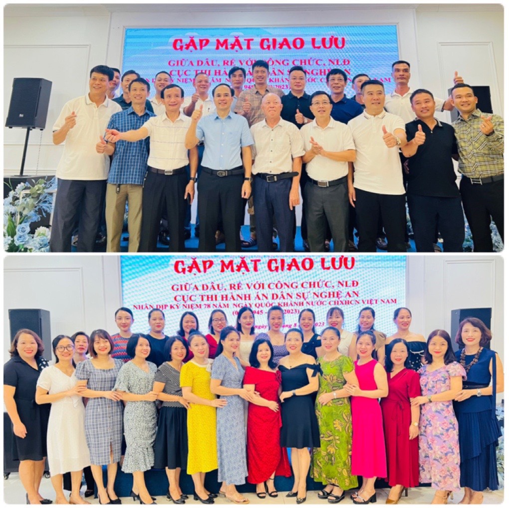 “Dâu- Rể” Cục Thi hành án dân sự tỉnh Nghệ An tổ chức chương trình gặp mặt, giao lưu thể thao, văn nghệ với cán bộ, công chức Cục Thi hành án dân sự tỉnh Nghệ An.