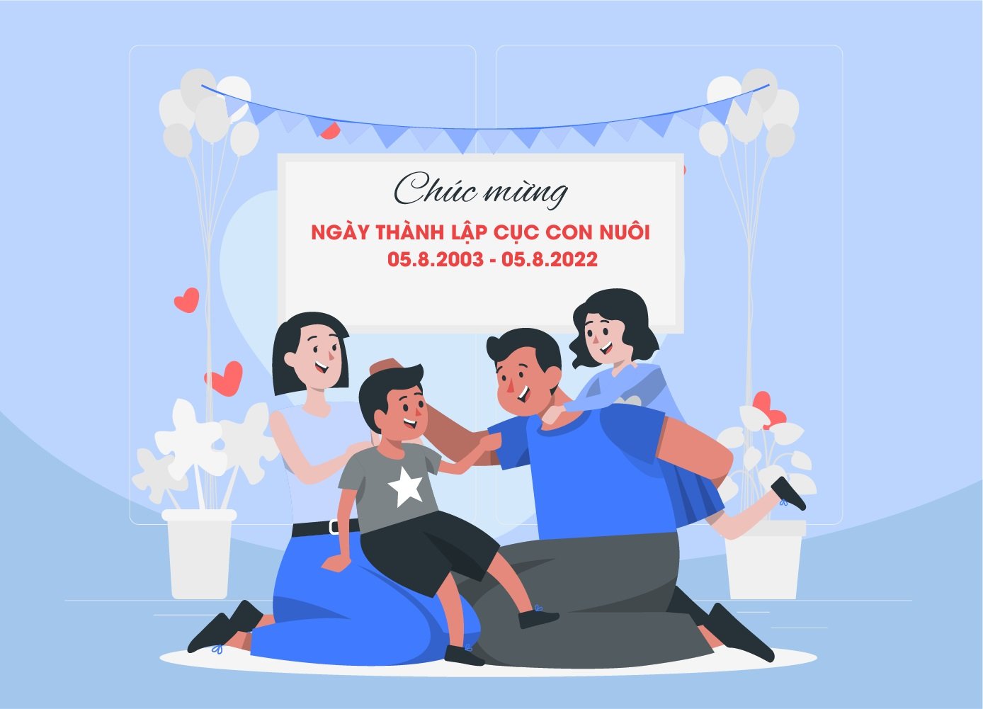 Kỷ niệm Ngày thành lập Cục Con nuôi (05/8/2003 - 05/8/2022)