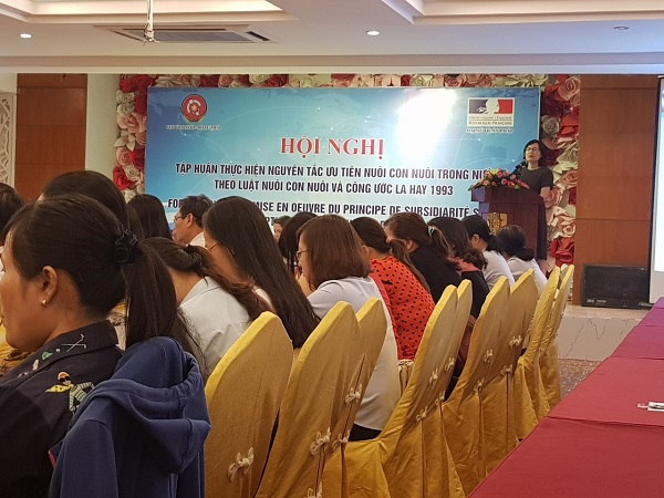 Hội nghị tập huấn thực hiện nguyên tắc ưu tiên nuôi con nuôi trong nước theo Luật nuôi con nuôi và Công ước La Hay 1993 về bảo vệ trẻ em và hợp tác trong lĩnh vực nuôi con nuôi quốc tế