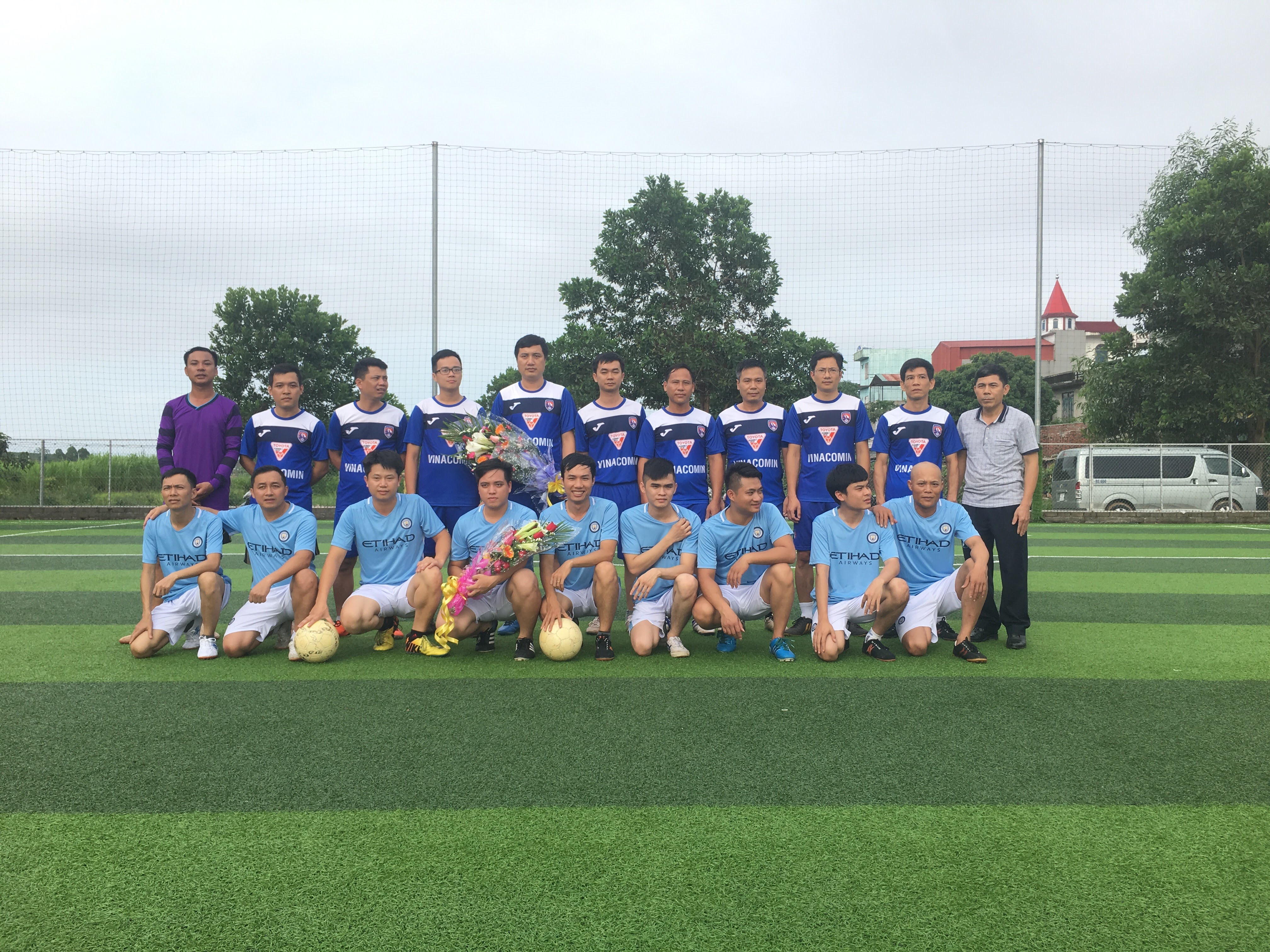 Giao lưu bóng đá giữa Chi Đoàn Tòa án, Viện kiểm sát, Thi hành án dân sự hai Huyện Hải Hà và Đầm Hà