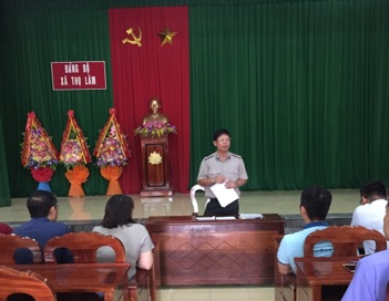 THỌ XUÂN ĐẨY NHANH TIẾN ĐỘ GIẢI QUYẾT ÁN