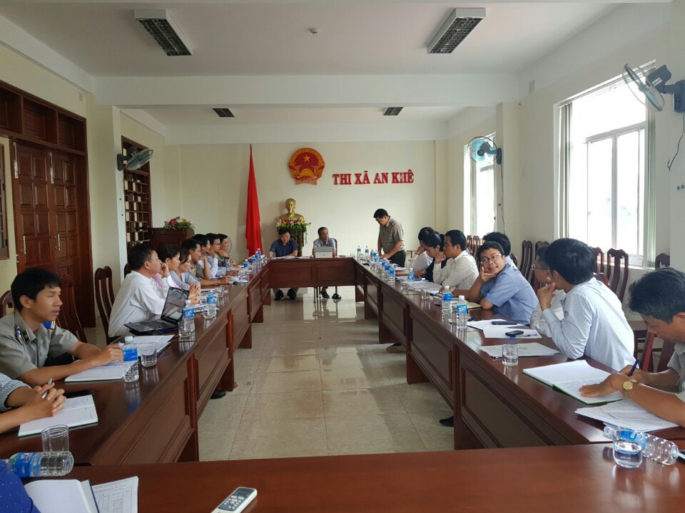 BAN CHỈ ĐẠO THI HÀNH ÁN DÂN SỰ TỈNH GIA LAI LÀM VIỆC VỚI BAN CHỈ ĐẠO THI HÀNH ÁN DÂN SỰ THỊ XÃ AN KHÊ, HUYỆN CHƯ PƯH