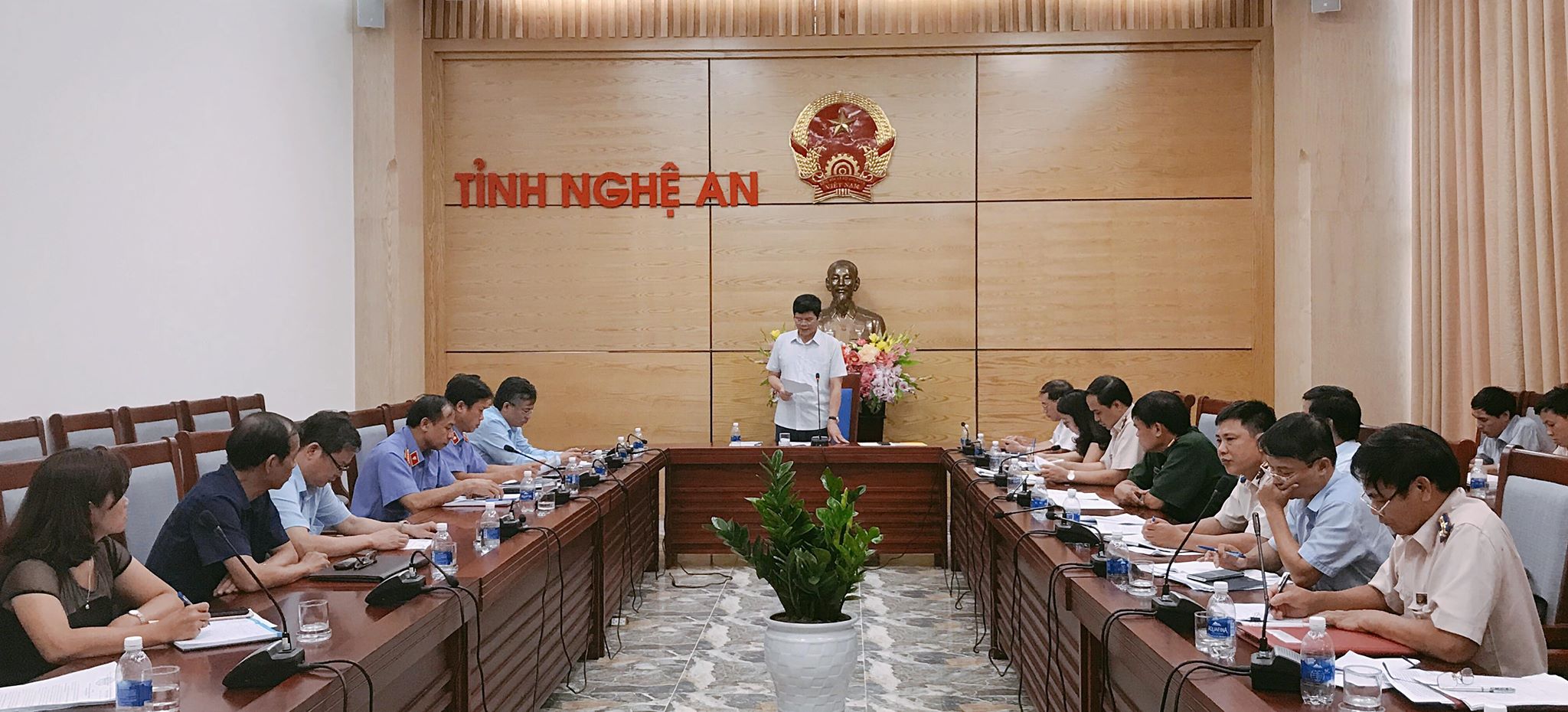 Ban Chỉ đạo Thi hành án dân sự tỉnh Nghệ An tổ chức Hội nghị sơ kết hoạt động 6 tháng đầu năm, triển khai nhiệm vụ 6 tháng cuối năm 2018