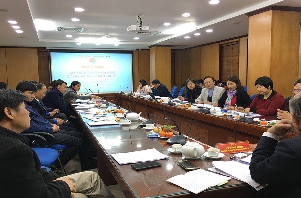 Hội thảo lấy ý kiến đề nghị xây dựng dự án Luật Thanh niên sửa đổi