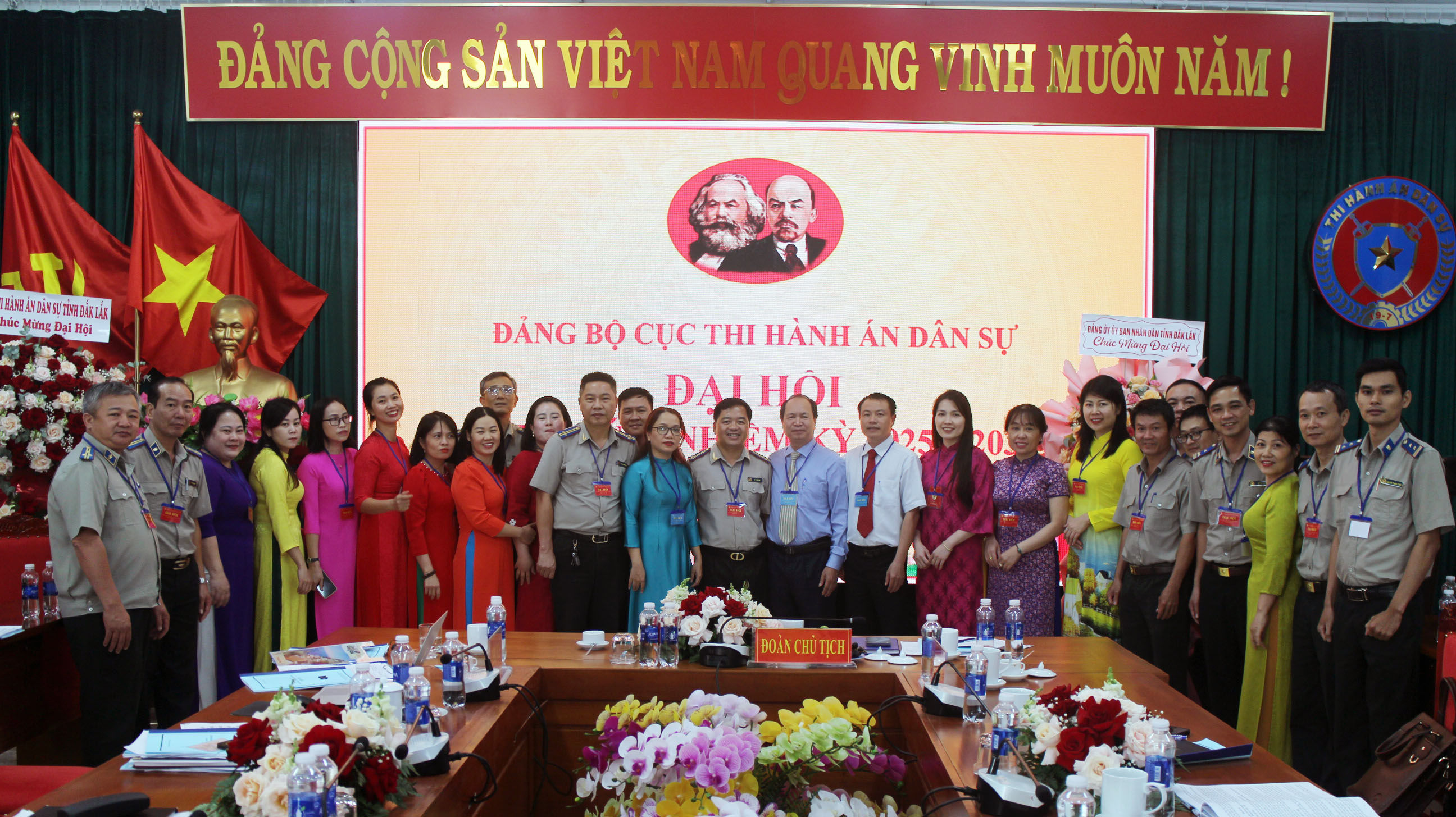 ĐẢNG BỘ CỤC THI HÀNH ÁN DÂN SỰ TỈNH TỔ CHỨC ĐẠI HỘI LẦN THỨ V, NHIỆM KỲ 2025-2030