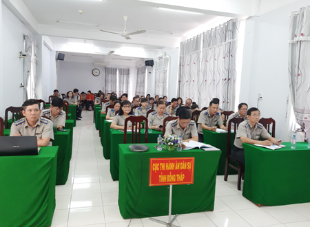 Tổng cục Thi hành án dân sự tổ chức lớp bồi dưỡng trực tuyến chuyên sâu về nghiệp vụ thi hành án dân sự và công tác giao nhận, quản lý, xử lý vật chứng