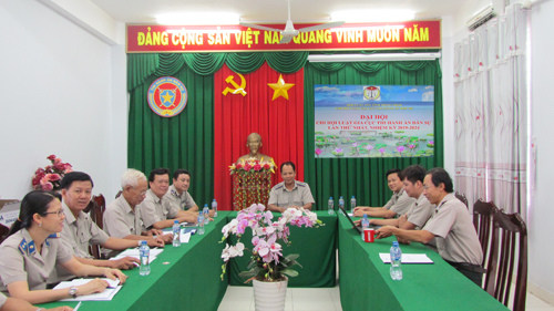 Chi Hội Luật gia Cục Thi hành án dân sự tỉnh Đồng Tháp tổ chức Đại hội.