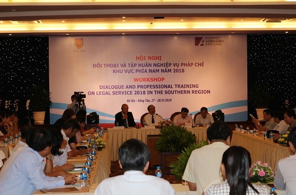 Hội nghị đối thoại và tập huấn nghiệp vụ pháp chế khu vực phía Nam năm 2018
