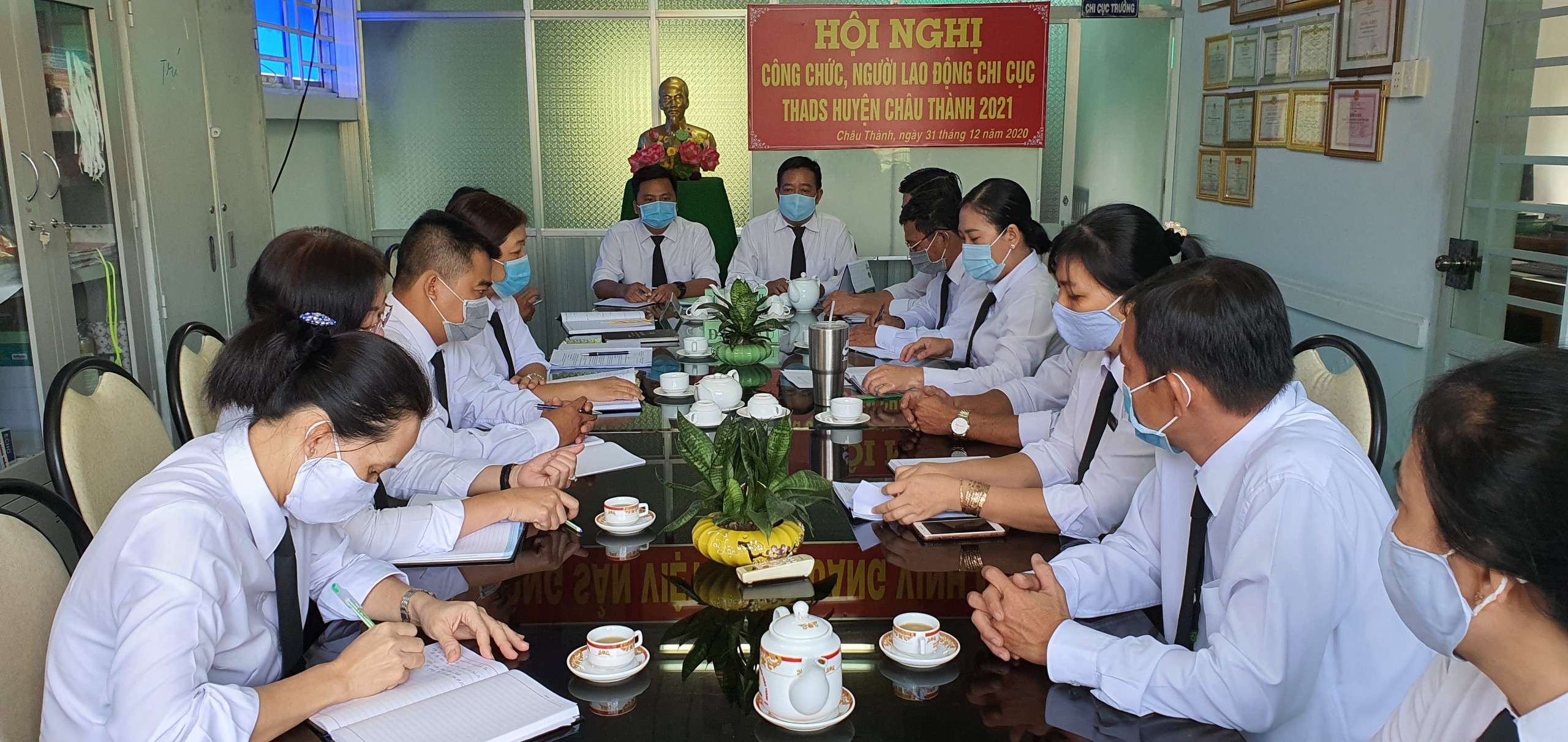 Hội nghị công chức Chi cục Thi hành án dân sự huyện Châu Thành năm 2020