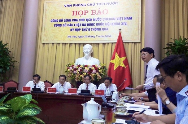 Công bố Lệnh của Chủ tịch nước về công bố Luật sửa đổi, bổ sung một số điều của Luật Ban hành văn bản quy phạm pháp luật