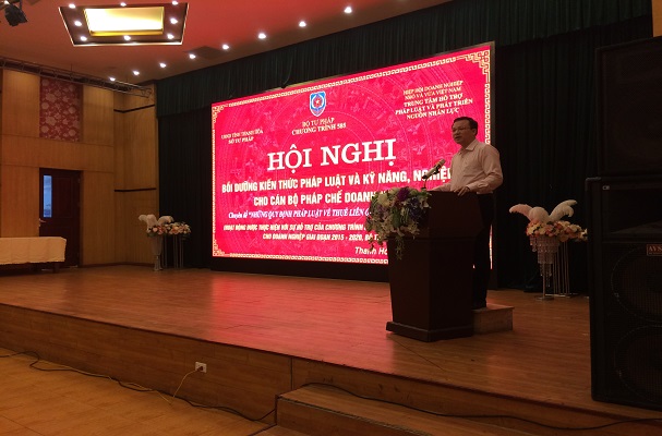 Hội nghị bồi dưỡng kiến thức pháp luật về Thuế liên quan đến doanh nghiệp tại Thanh Hóa