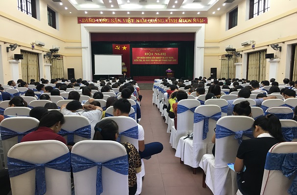 Sở Tư pháp Nghệ An tổ chức Hội nghị tập huấn nghiệp vụ xây dựng, ban hành văn bản quy phạm pháp luật