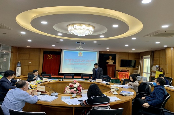 Nghiệm thu cơ sở Đề tài khoa học cấp Bộ “Nghiên cứu cơ sở lý luận và thực tiễn tiếp tục đổi mới quy trình xây dựng luật”