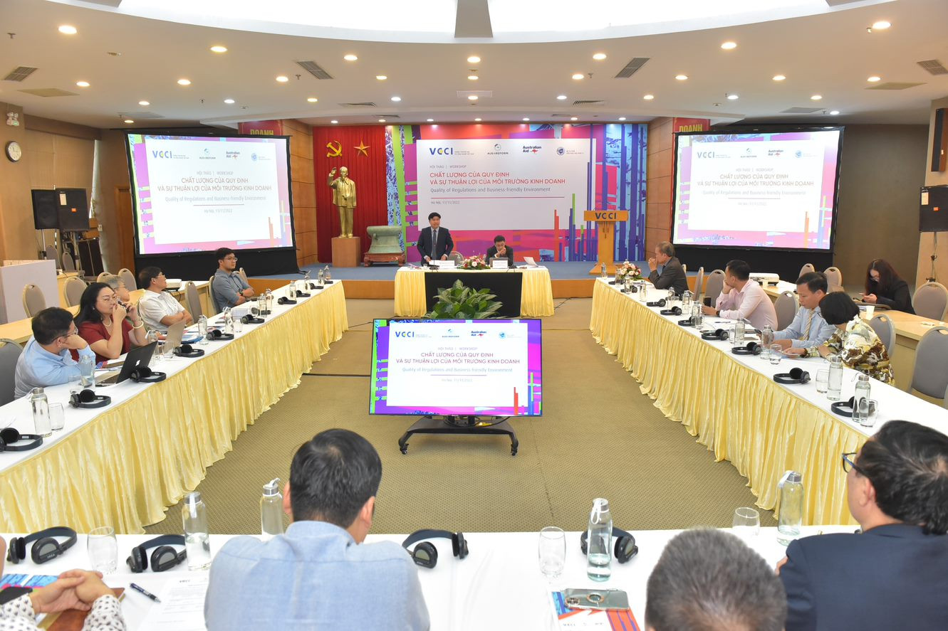 Phối hợp tổ chức Hội thảo “Chất lượng của quy định và sự thuận lợi của môi trường kinh doanh”