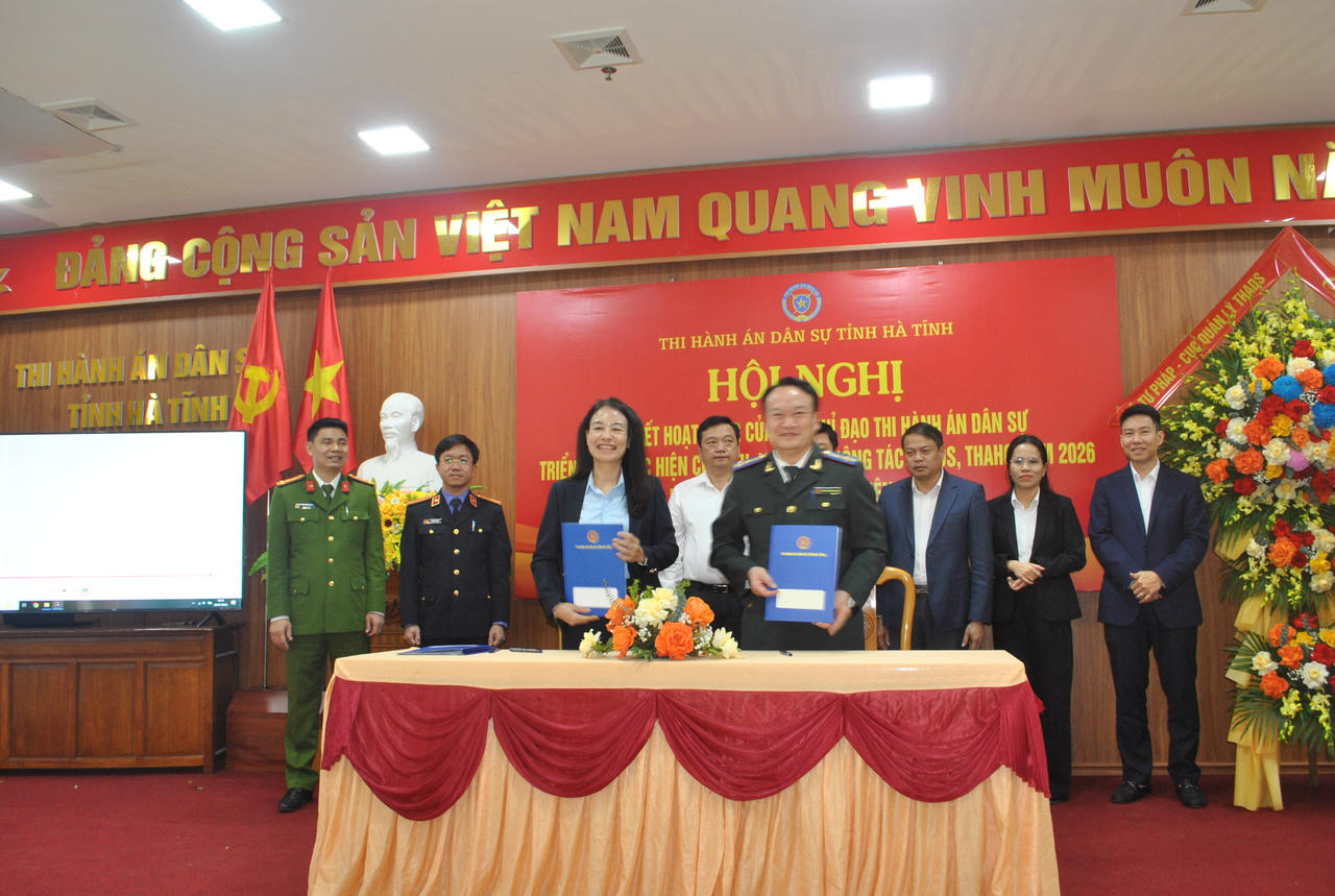 Ban Chỉ đạo THADS Hà Tĩnh: Điểm tựa điều phối, tháo gỡ 'nút thắt' nâng cao hiệu quả thi hành án
