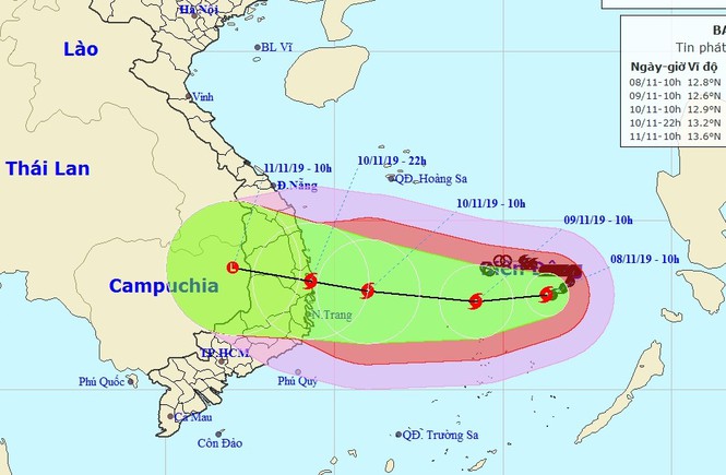 Chỉ đạo của Cục THADS tỉnh Khánh Hòa về phòng chống bão số 6