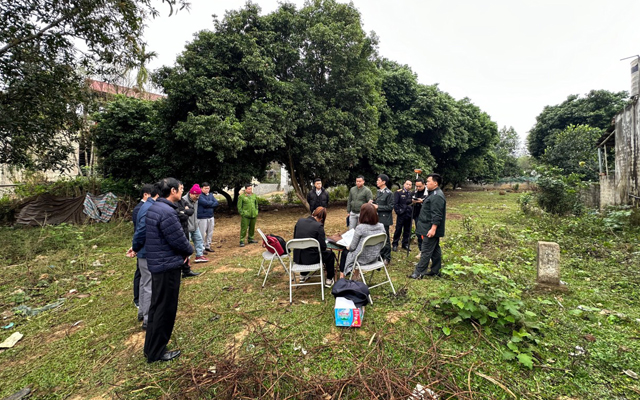 THADS Bá Thước: cưỡng chế kê biên tài sản thành công