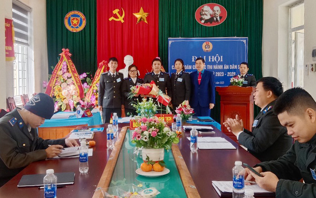 Đại hội Công đoàn Chi cục THADS huyện Bá Thước lần II, nhiệm kỳ 2023-2028