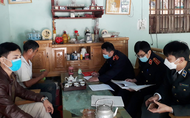 VKSND huyện Bá Thước trực tiếp xác minh các vụ việc chưa có điều kiện thi hành án
