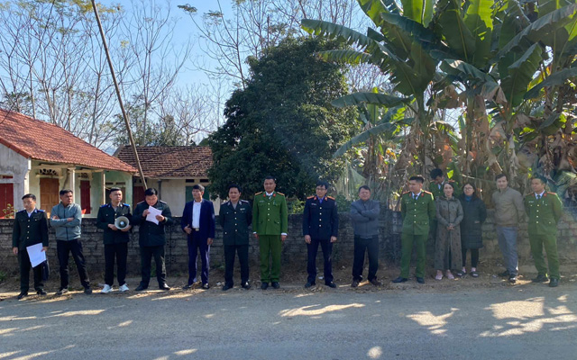 THADS Bá Thước: Cưỡng chế kê biên tài sản bảo đảm thành công