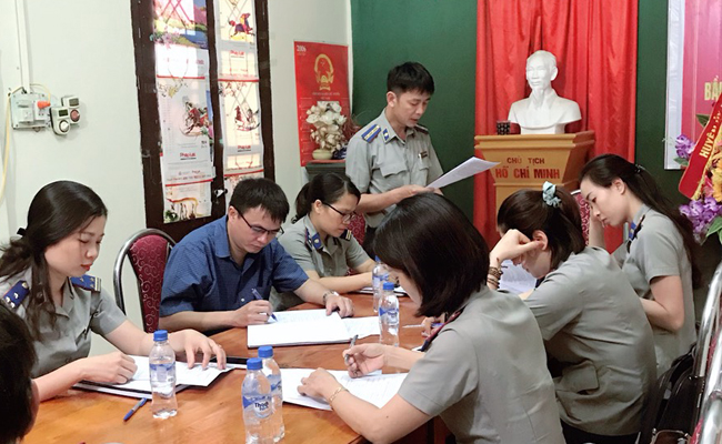 Cục THADS tỉnh kiểm tra công tác THADS tại Chi cục THADS huyện Bá thước