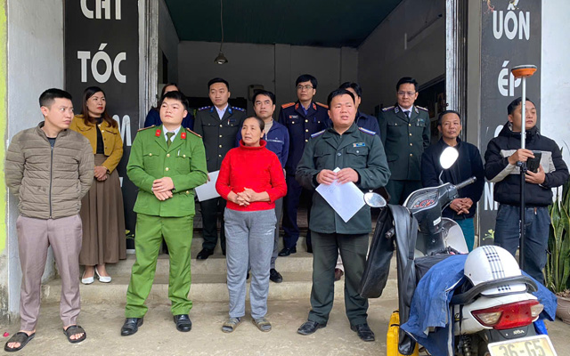 Bá Thước: cưỡng chế giao tài sản thành công