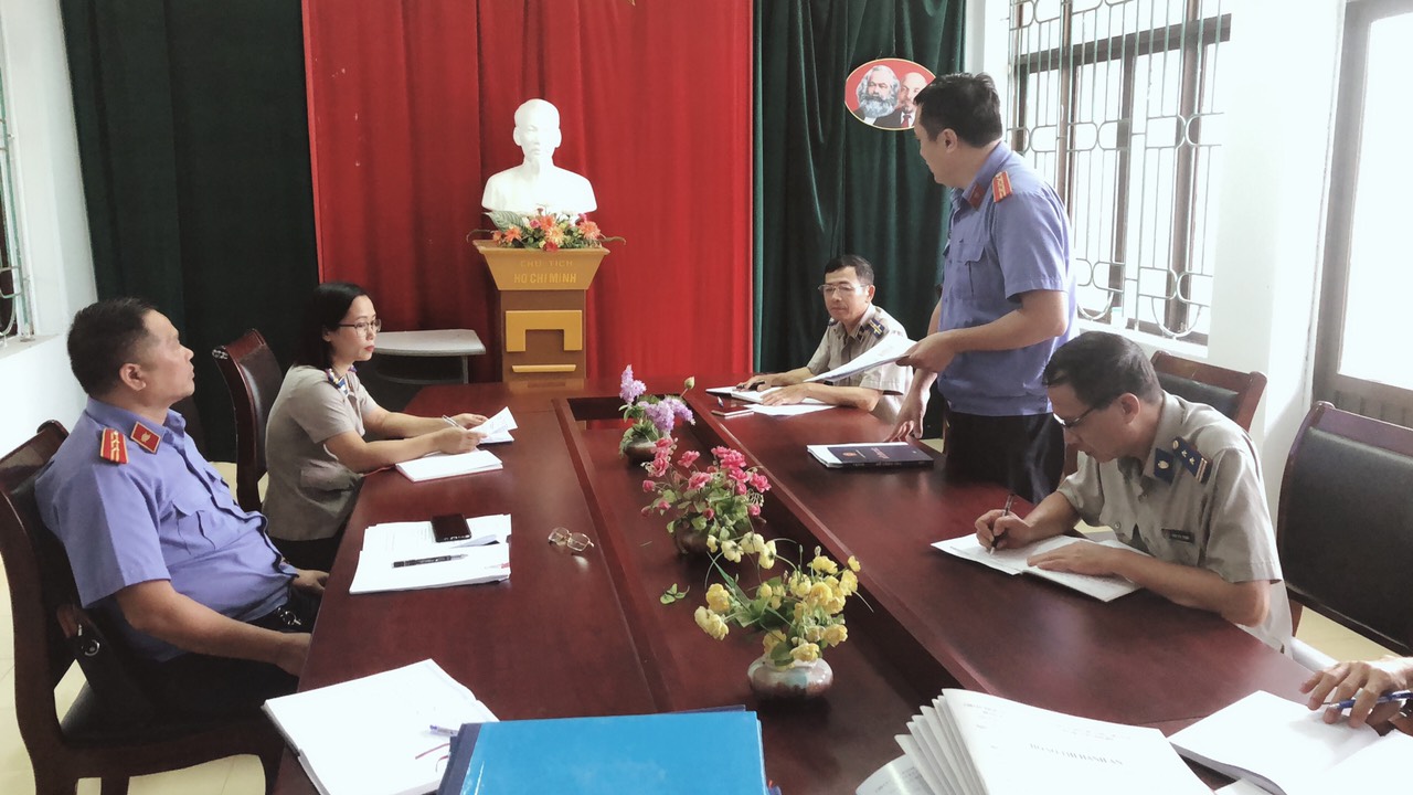 VIỆN KIỂM SÁT NHÂN DÂN HUYỆN BA CHẼ KIỂM TRA CÔNG TÁC THI HÀNH ÁN DÂN SỰ