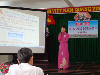 Chi bộ Chi cục Thi hành án dân sự tham gia Hội thi Bí thư Chi bộ giỏi