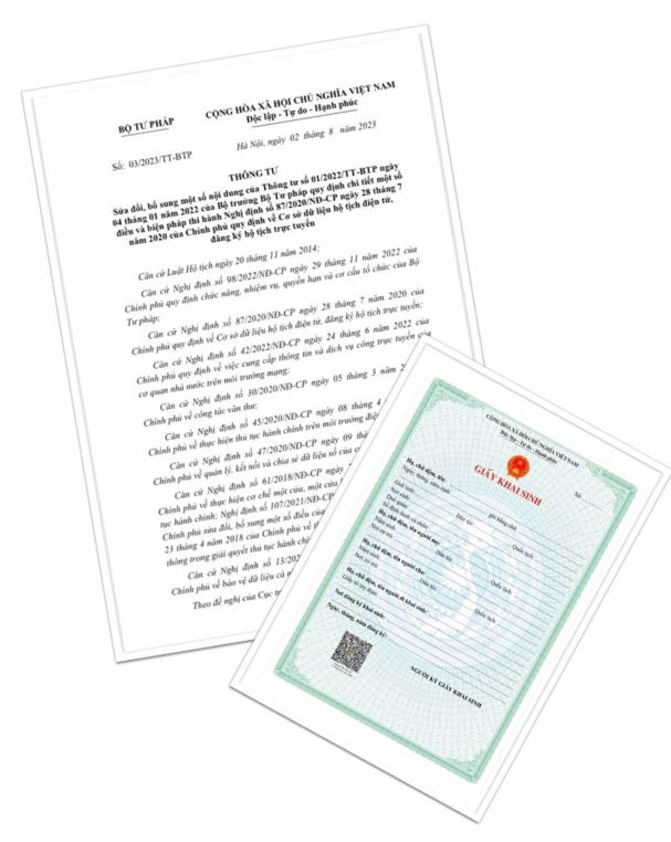 Triển khai thực hiện các quy định của Thông tư số 03/2023/TT-BTP ngày 02/8/2023 và đẩy mạnh thực hiện liên thông 02 nhóm TTHC liên quan đến đăng ký khai sinh, đăng ký khai tử