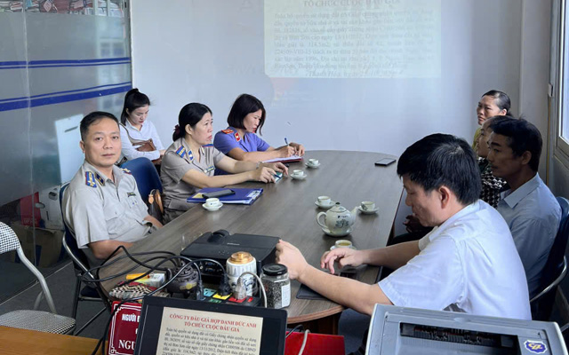 THADS thị xã Bỉm Sơn: bán đấu giá thành công tài sản thi hành án