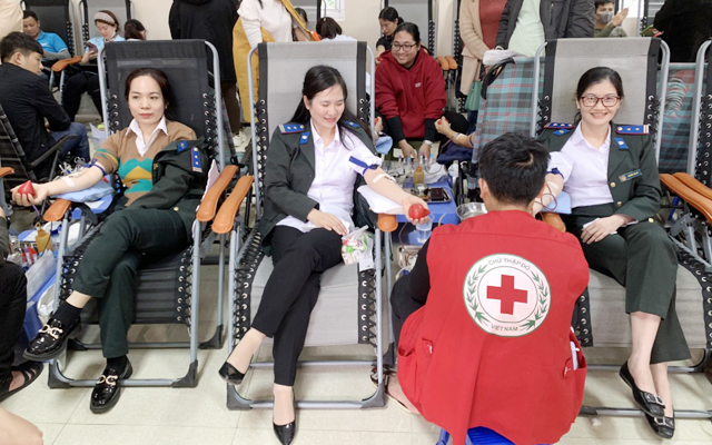 THADS Bỉm Sơn: nhiệt tình hưởng ứng ngày hội Hiến máu tình nguyện