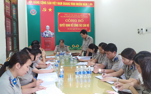 Kiểm tra toàn diện tại Chi cục THADS thị xã Bỉm Sơn