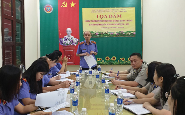 Kiểm sát trực tiếp tại Chi cục THADS thị xã Bỉm Sơn năm 2024