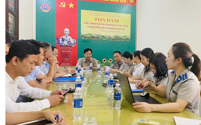 Chi bộ Chi cục THADS thị xã Bỉm Sơn tổ chức Hội nghị kiểm điểm, đánh giá, xếp loại chất lượng chi bộ, đảng viên năm 2024