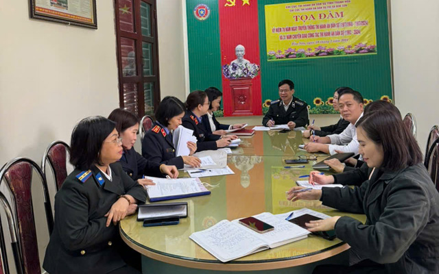 Kiểm sát trực tiếp tại Chi cục THADS thị xã Bỉm Sơn