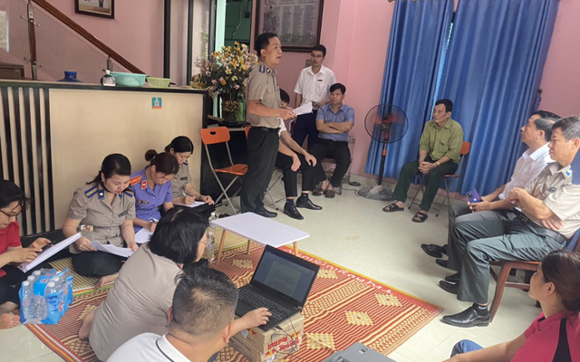 THADS thị xã Bỉm Sơn: cưỡng chế kê biên tài sản thành công