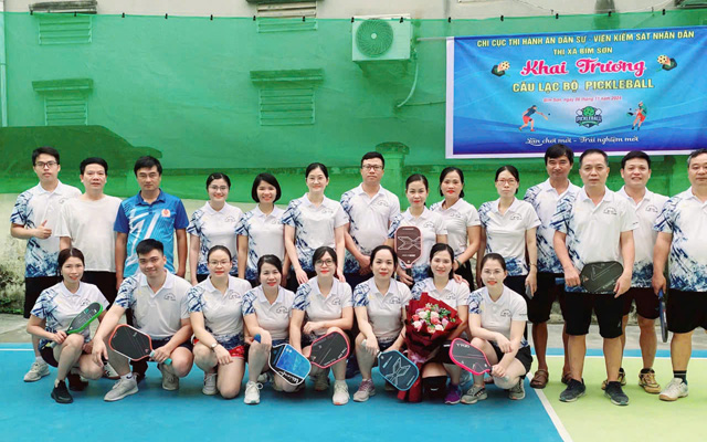 Bỉm Sơn: thành lập câu lạc bộ PickleBall